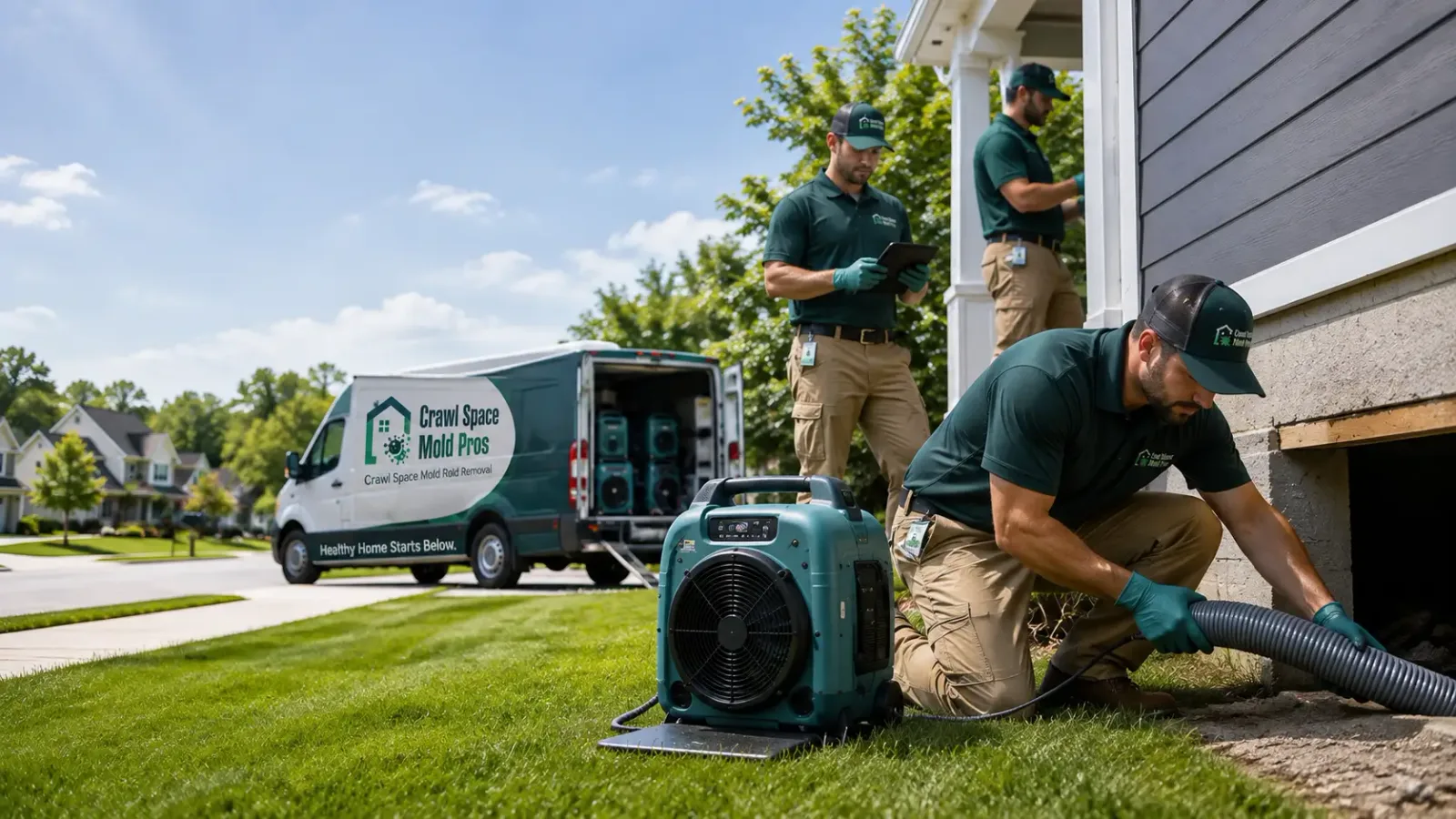 Crawl Space Mold Removal in Yarmouth, IA